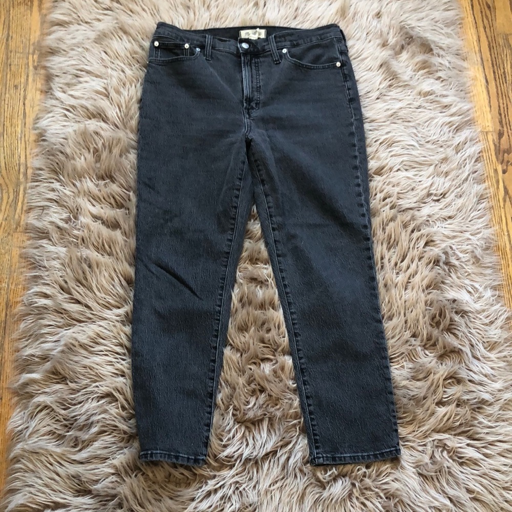 Madewell Charcoal Denim Pants